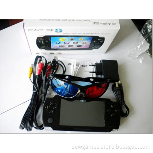 4.3 Inch HD Game Console with 3D Glasses Black